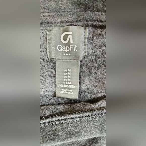 Women's Sweatshirt Sz Med Gap Fit Gray Crew Neck Pullover - Picture 5 of 5